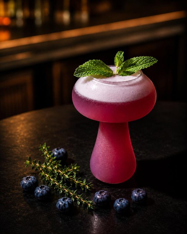 Berry Bliss — signature cocktail at Surf Bar Waikiki
